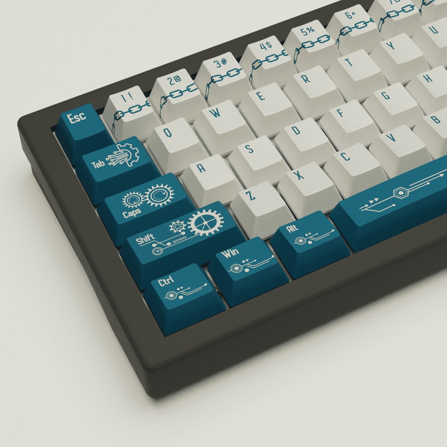 Gear Of Fate Design Keycaps and Mechanical Keyboard - Goblintechkeys