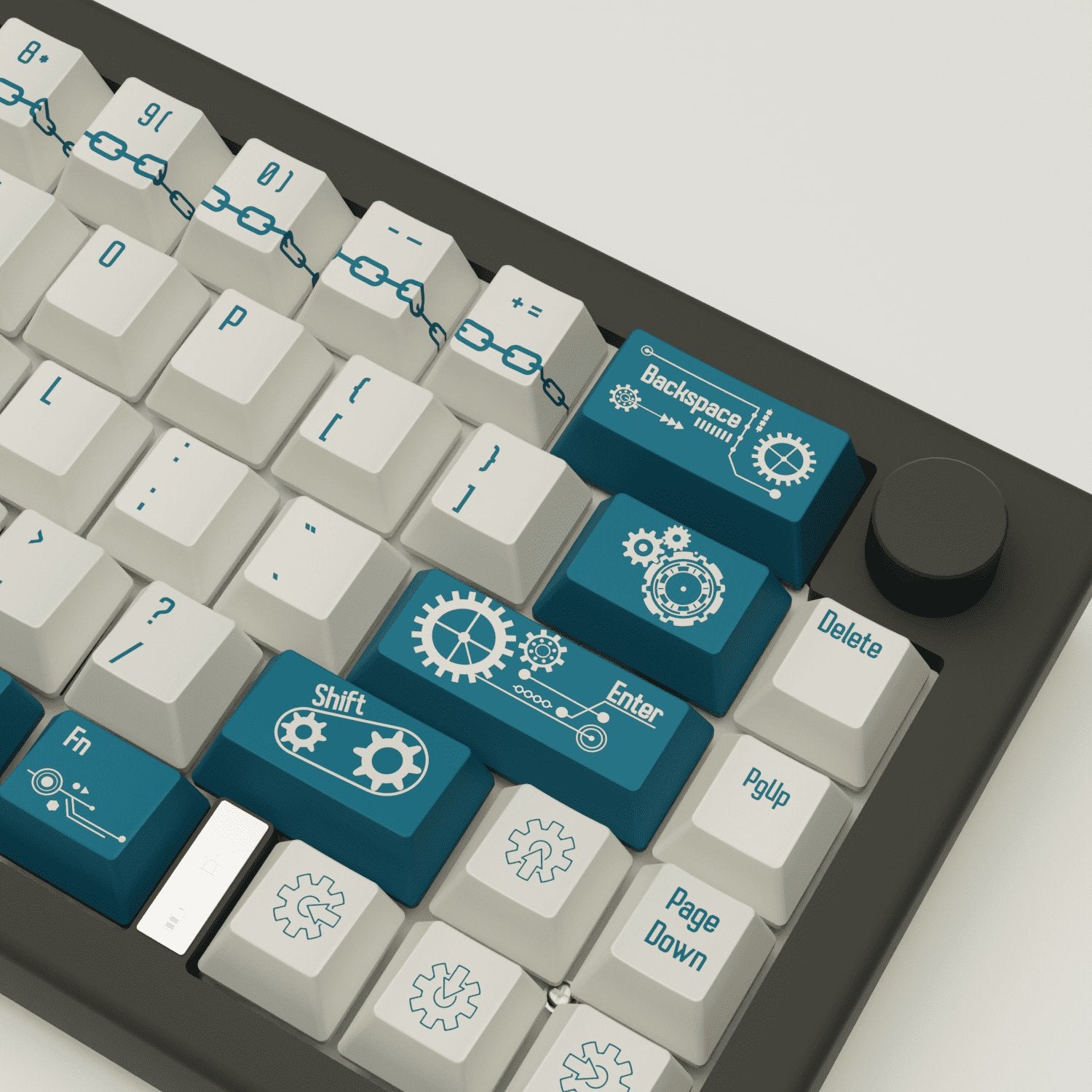 Gear Of Fate Design Keycaps and Mechanical Keyboard - Goblintechkeys