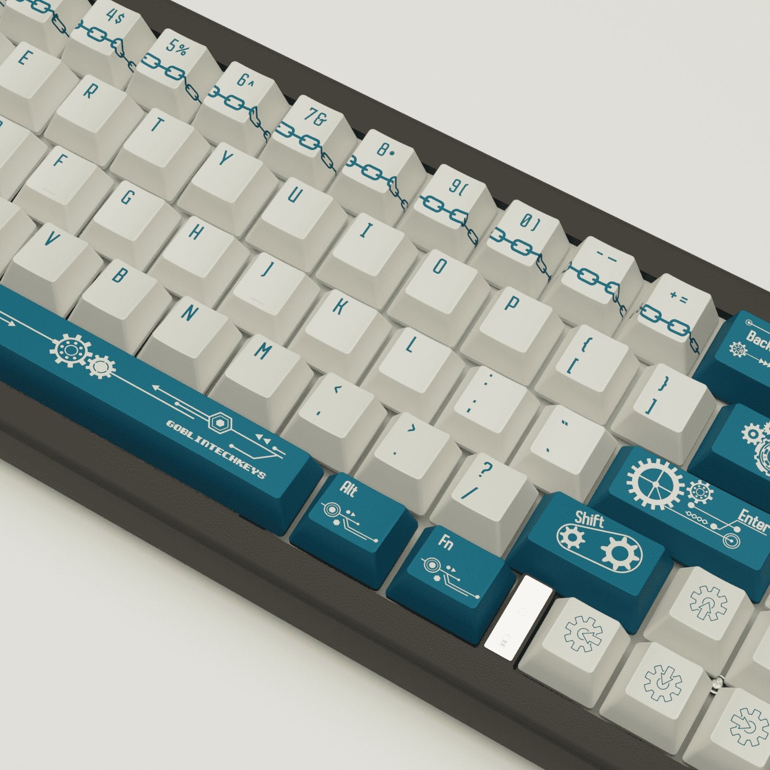 Gear Of Fate Design Keycaps and Mechanical Keyboard - Goblintechkeys