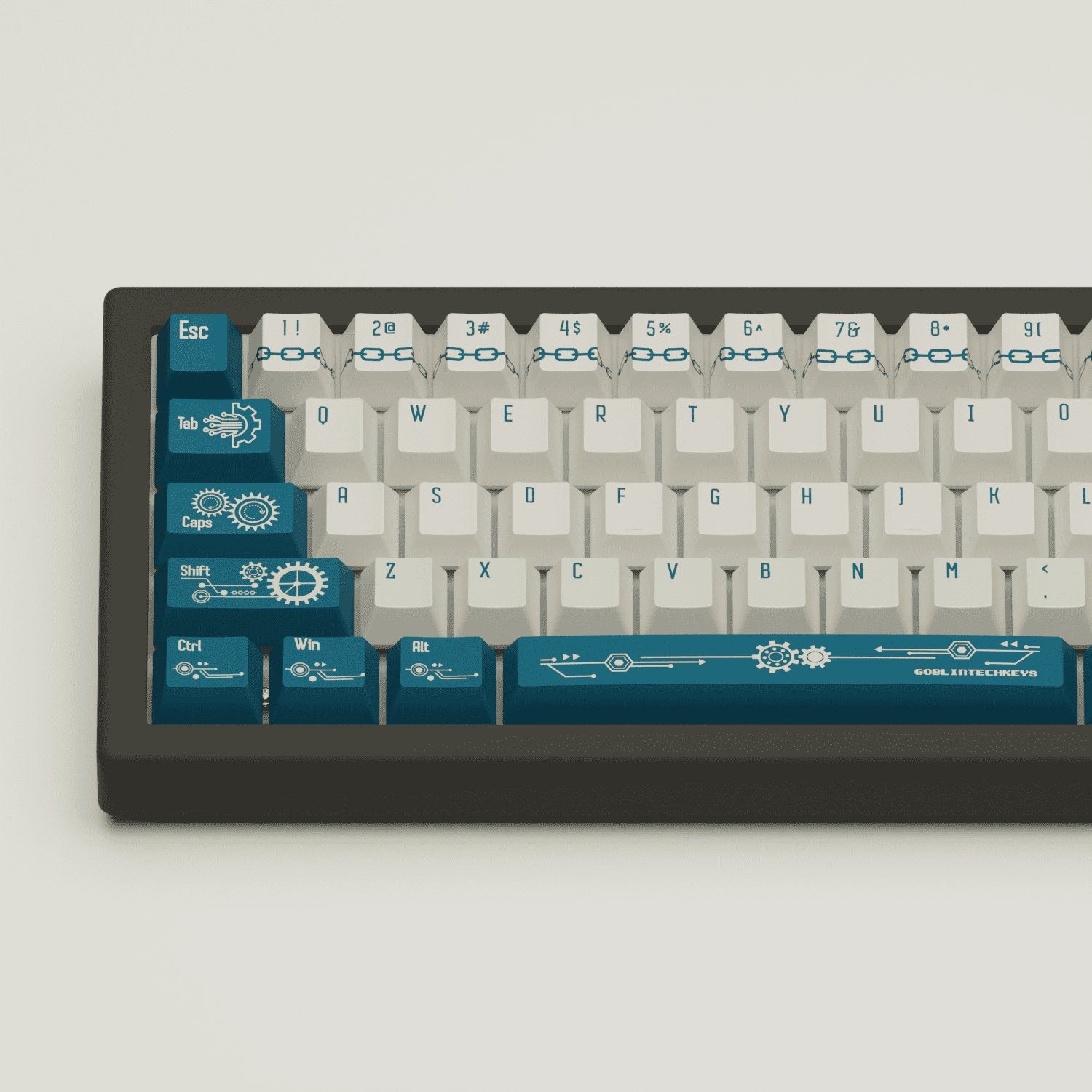 Gear Of Fate Design Keycaps and Mechanical Keyboard - Goblintechkeys