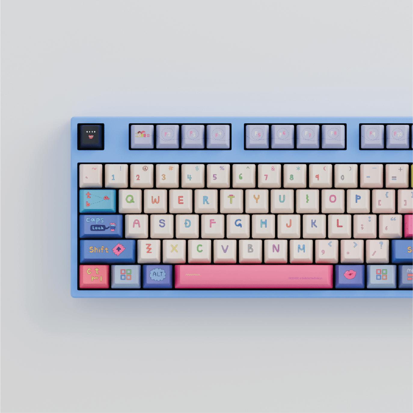 HEEHEE 100% RGB Mechanical Keyboard (Collabs) - Goblintechkeys