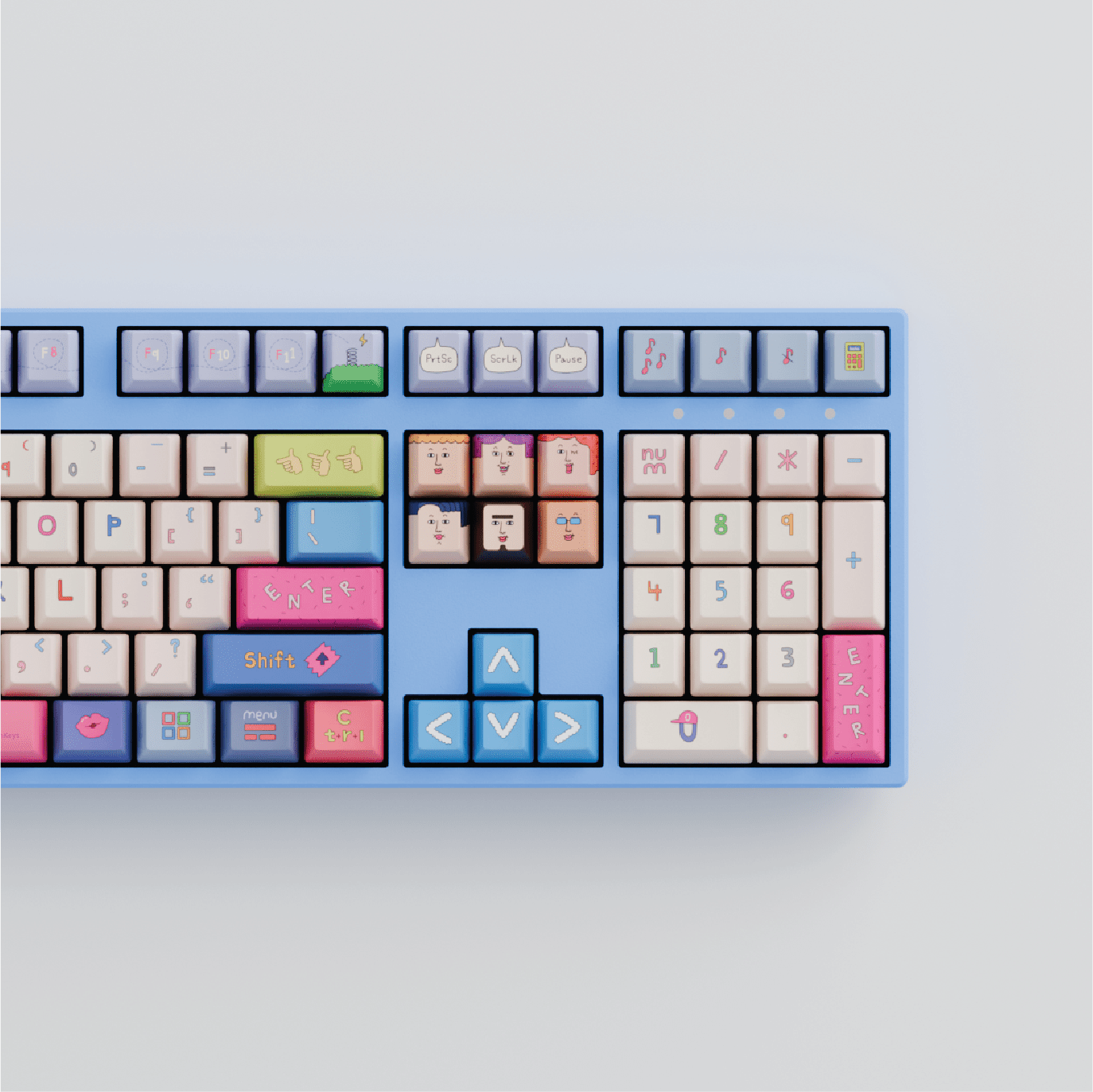 HEEHEE 100% RGB Mechanical Keyboard (Collabs) - Goblintechkeys
