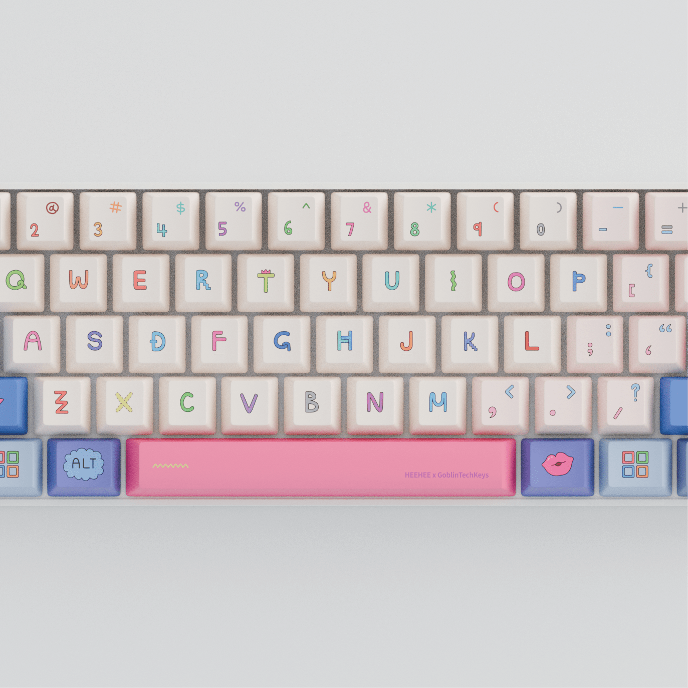 HEEHEE 60% Mechanical Keyboard (Collabs) - Goblintechkeys