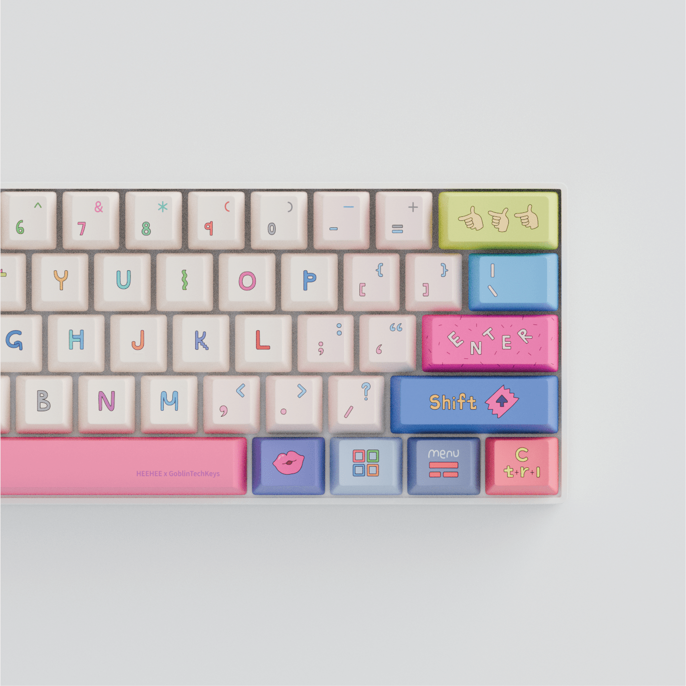 HEEHEE 60% Mechanical Keyboard (Collabs) - Goblintechkeys