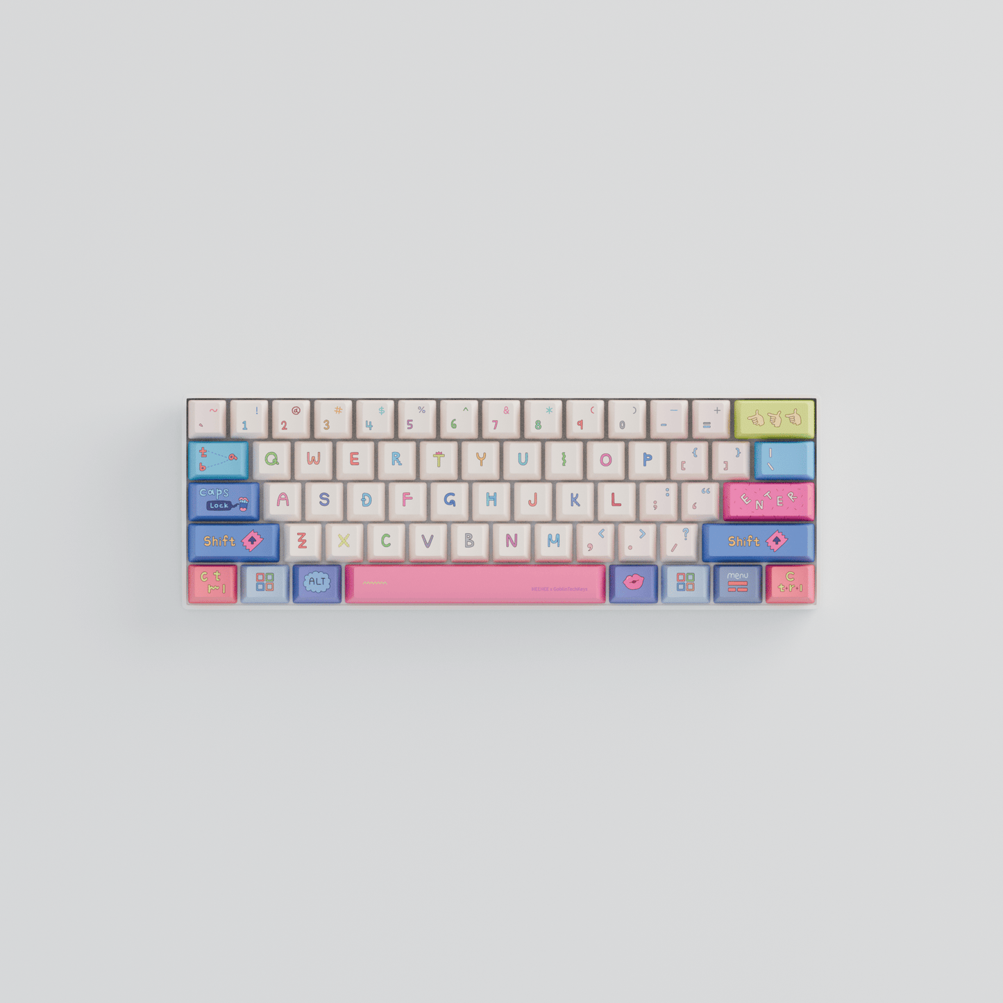 HEEHEE 60% Mechanical Keyboard (Collabs) - Goblintechkeys