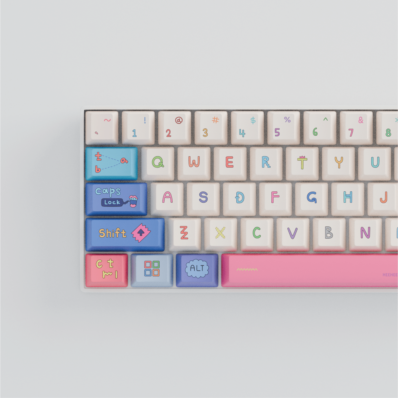 HEEHEE 60% Mechanical Keyboard (Collabs) - Goblintechkeys