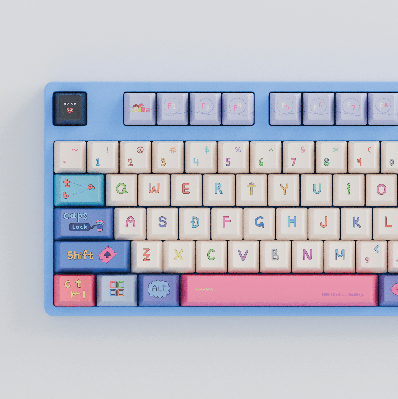HEEHEE 80% RGB Mechanical Keyboard (Collabs) - Goblintechkeys