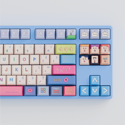 HEEHEE 80% RGB Mechanical Keyboard (Collabs) - Goblintechkeys