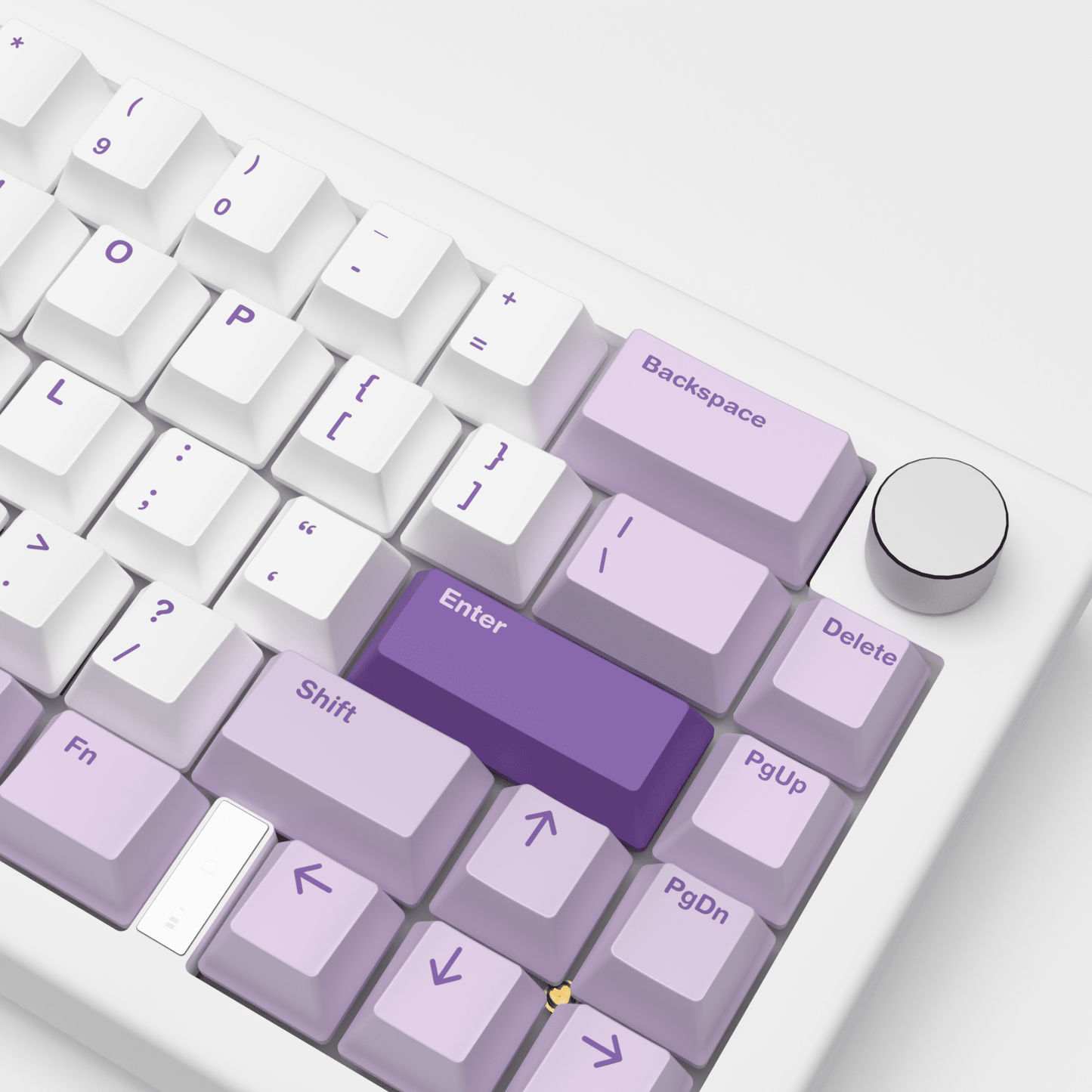 Lavender Design Keycaps and Mechanical Keyboard - Goblintechkeys