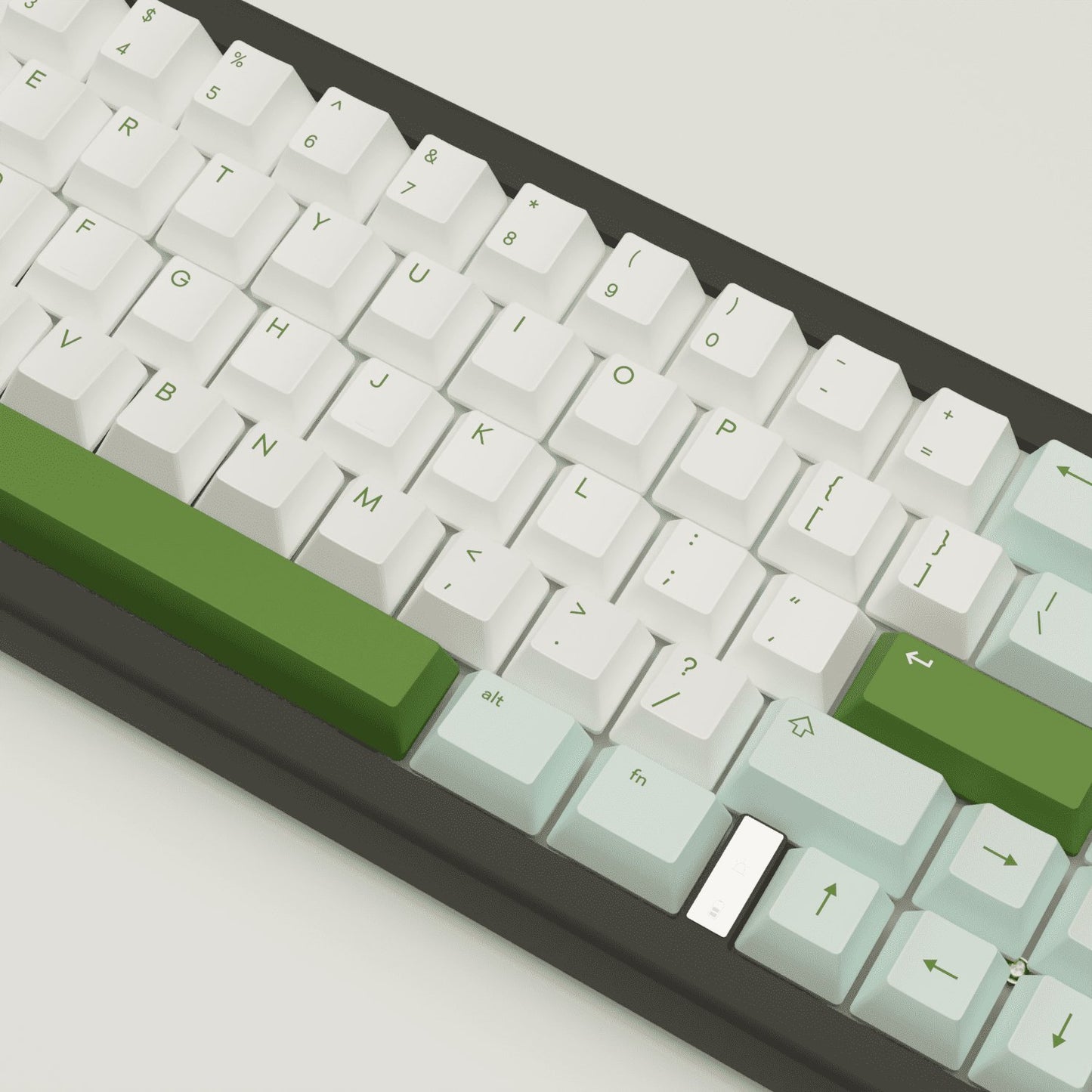 Matcha Design Keycaps and Mechanical Keyboard - Goblintechkeys