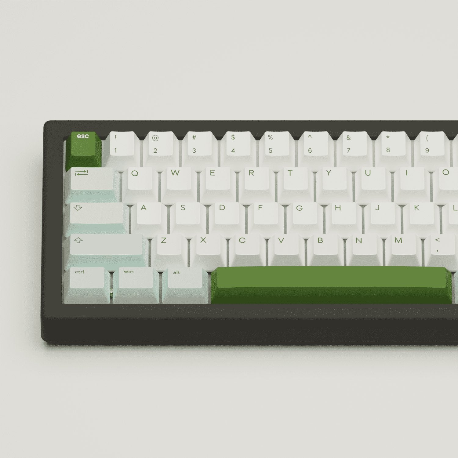 Matcha Design Keycaps and Mechanical Keyboard - Goblintechkeys