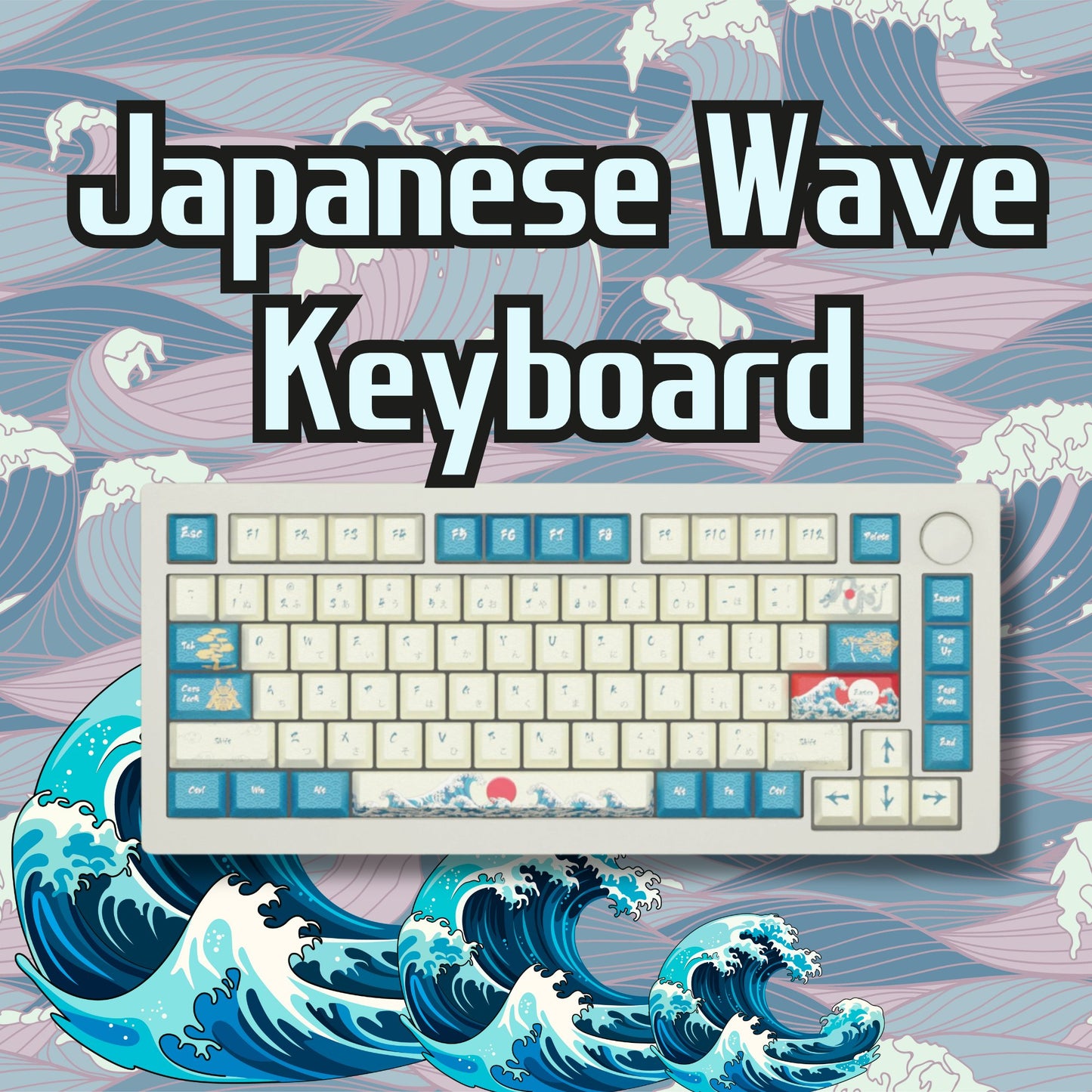 Monsgeek M1W - 75% Japanese Wave Mechanical Keyboard - Goblintechkeys