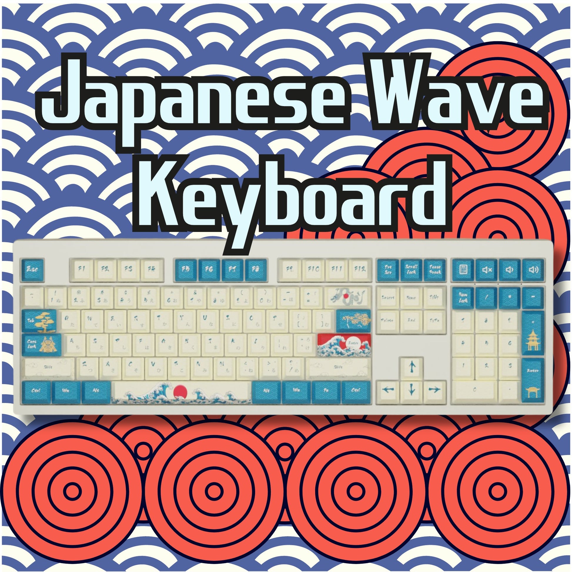 Monsgeek M5 - 100% Japanese Wave Mechanical Keyboard - Goblintechkeys