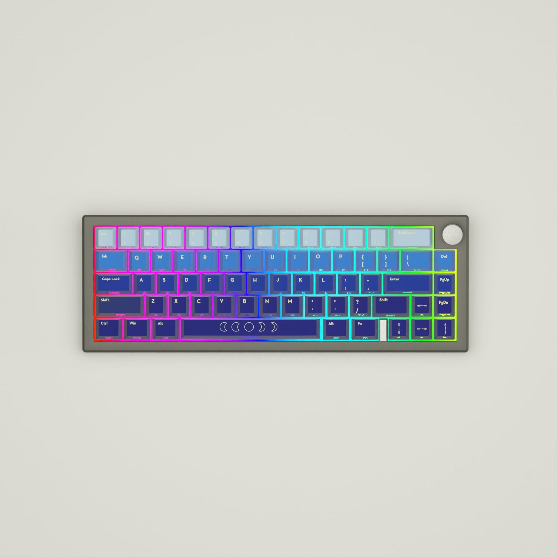 Moon Rise GMK67 Keyboard | Designed By Serenity Starlight - Goblintechkeys