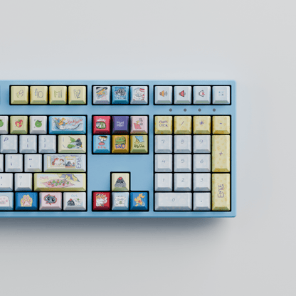 Myni Mart Family Summer Holiday 100% RGB Mechanical Keyboard(Collabs) - Goblintechkeys