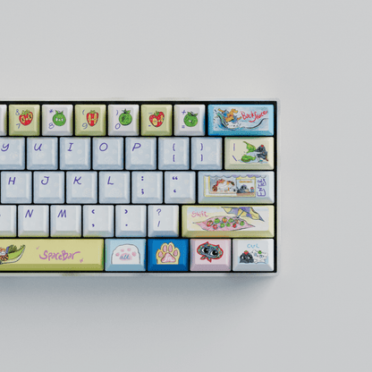 Myni Mart Family Summer Holiday 60% Mechanical Keyboard (Collabs) - Goblintechkeys