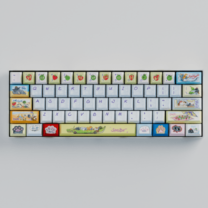 Myni Mart Family Summer Holiday 60% Mechanical Keyboard (Collabs) - Goblintechkeys