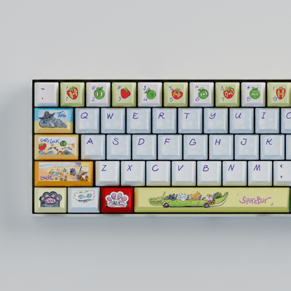 Myni Mart Family Summer Holiday 60% Mechanical Keyboard (Collabs) - Goblintechkeys