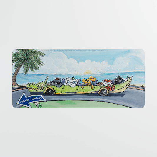 Myni Mart Road Trip in Croco Kar Tijah Limo Deskmat(Collabs) - Goblintechkeys