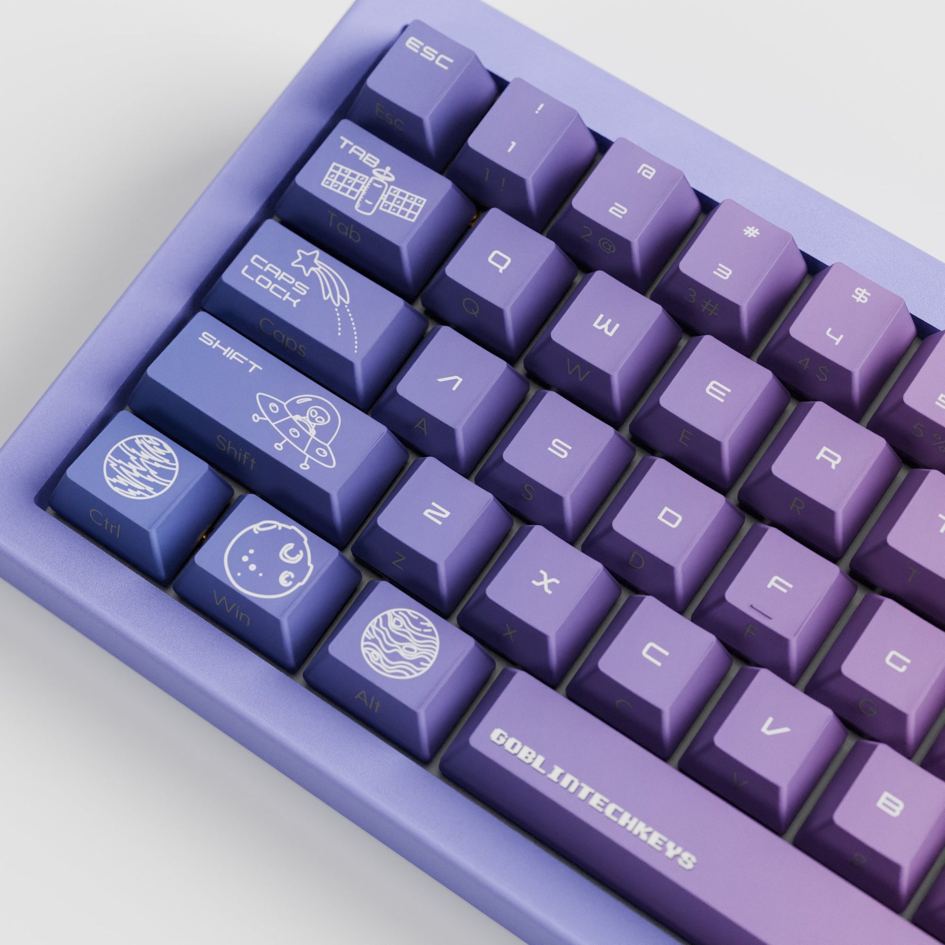 Nebula Goblin - designed 65 Keyboard - Goblintechkeys