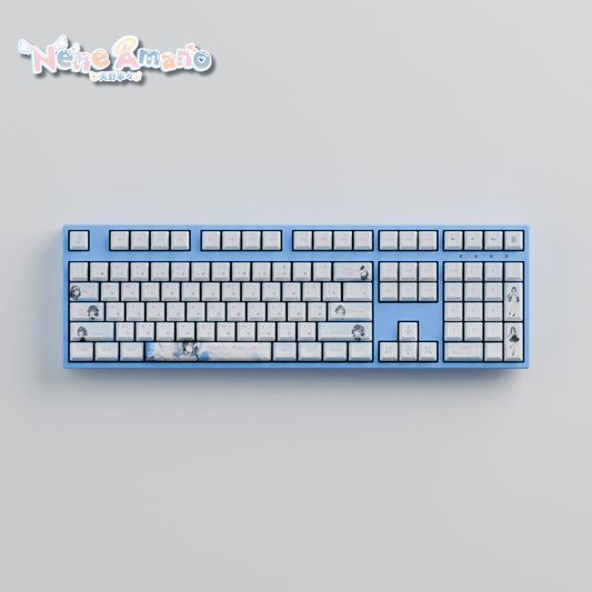 Nene Amano Celestial Harmony 100% RGB Mechanical Keyboard(Collabs) - Goblintechkeys