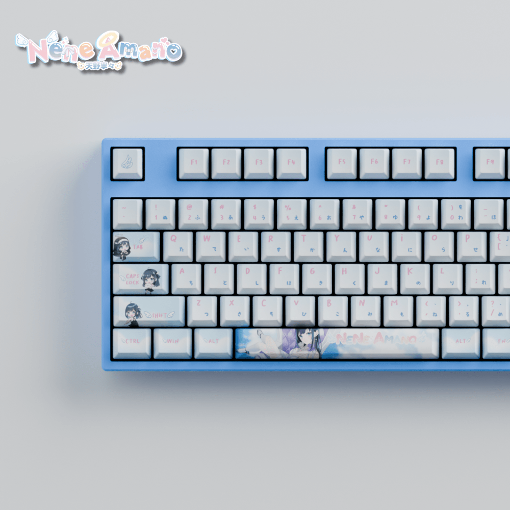 Nene Amano Celestial Harmony 100% RGB Mechanical Keyboard(Collabs) - Goblintechkeys