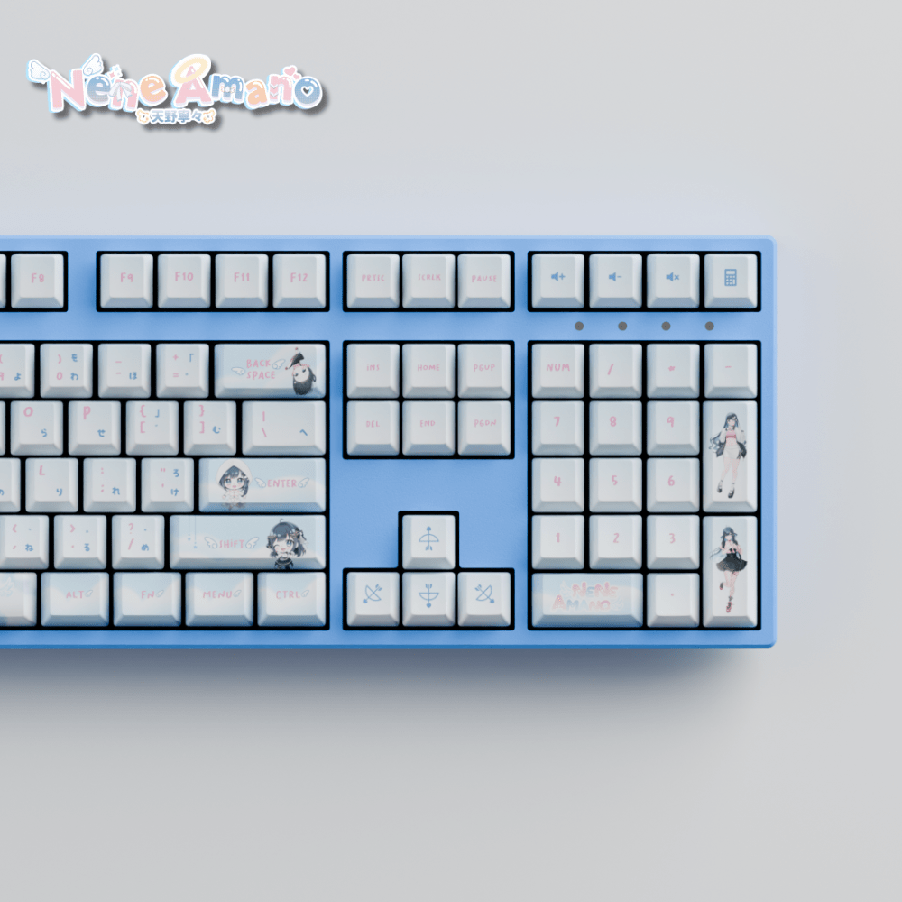 Nene Amano Celestial Harmony 100% RGB Mechanical Keyboard(Collabs) - Goblintechkeys