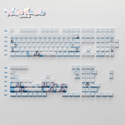 Nene Amano Celestial Harmony 168 keys Keycaps Set (Collabs) - Goblintechkeys