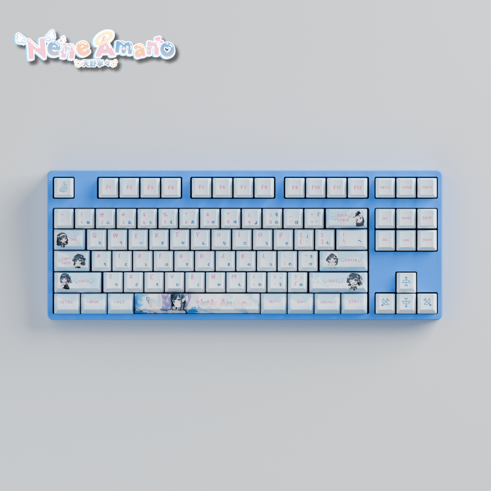 Nene Amano Celestial Harmony 80% RGB Mechanical Keyboard(Collabs) - Goblintechkeys