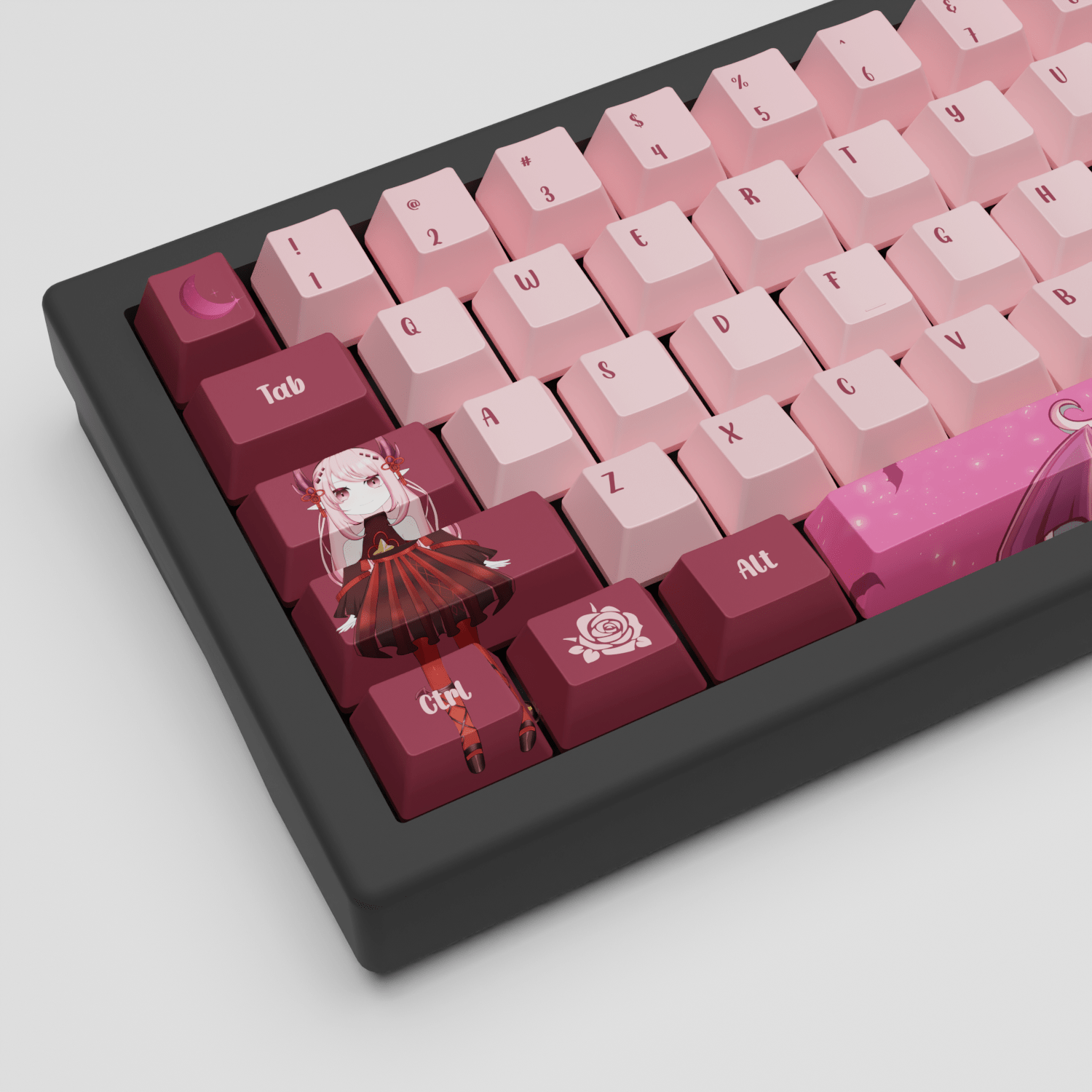 Noxaura Nyx Vtuber Keycaps Set - Goblintechkeys