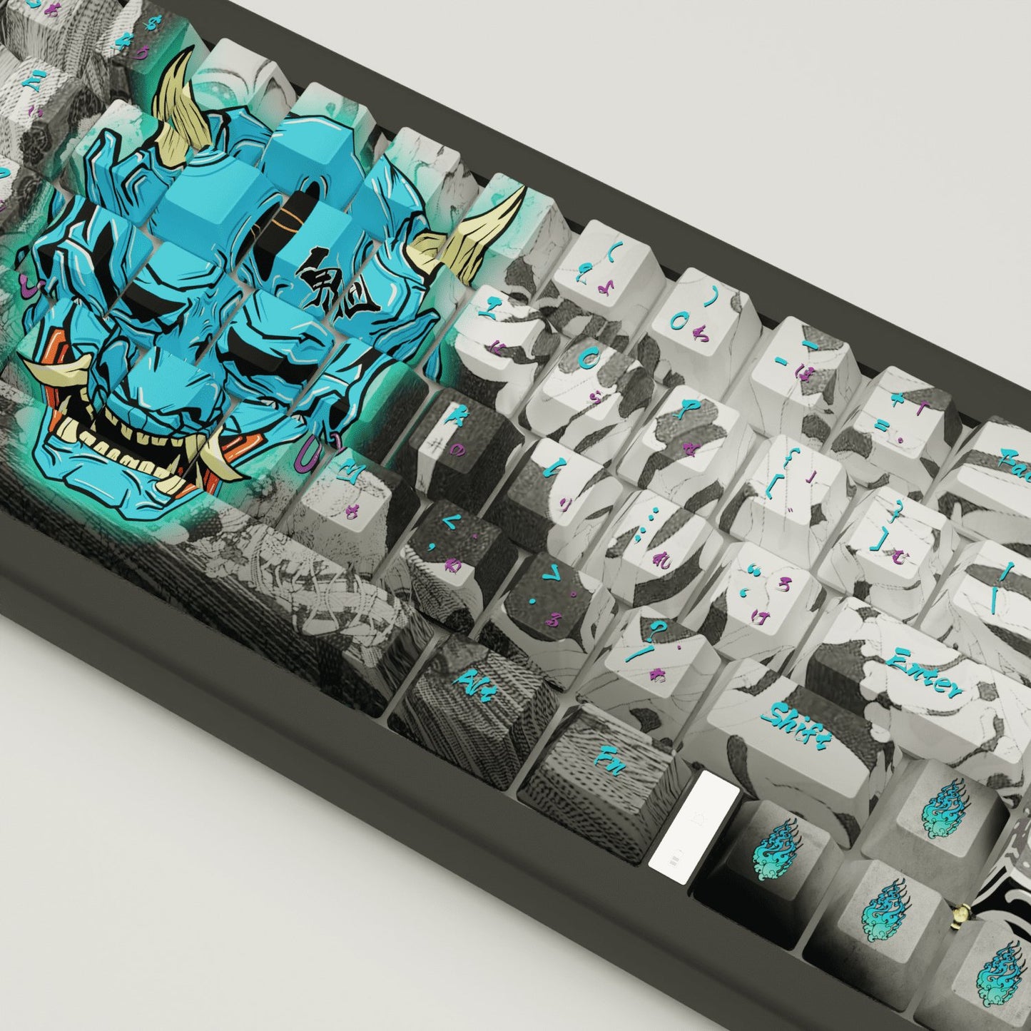 Oni Design Keycaps and Mechanical Keyboard - Goblintechkeys