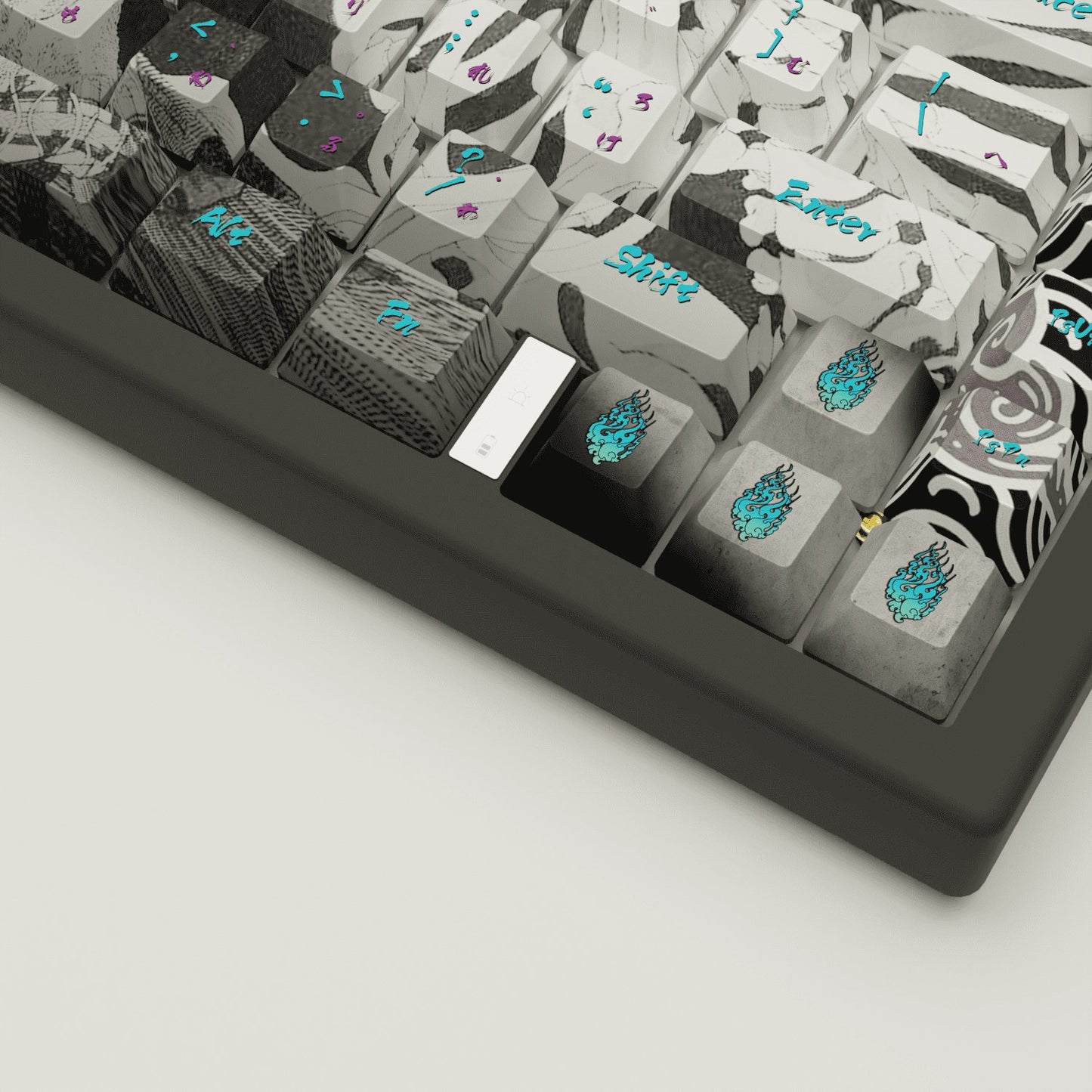 Oni Design Keycaps and Mechanical Keyboard - Goblintechkeys