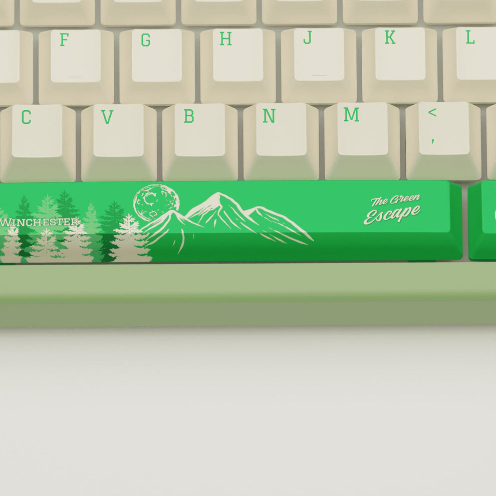 Outdoor design keycaps and mechanical keyboard goblintechkeys