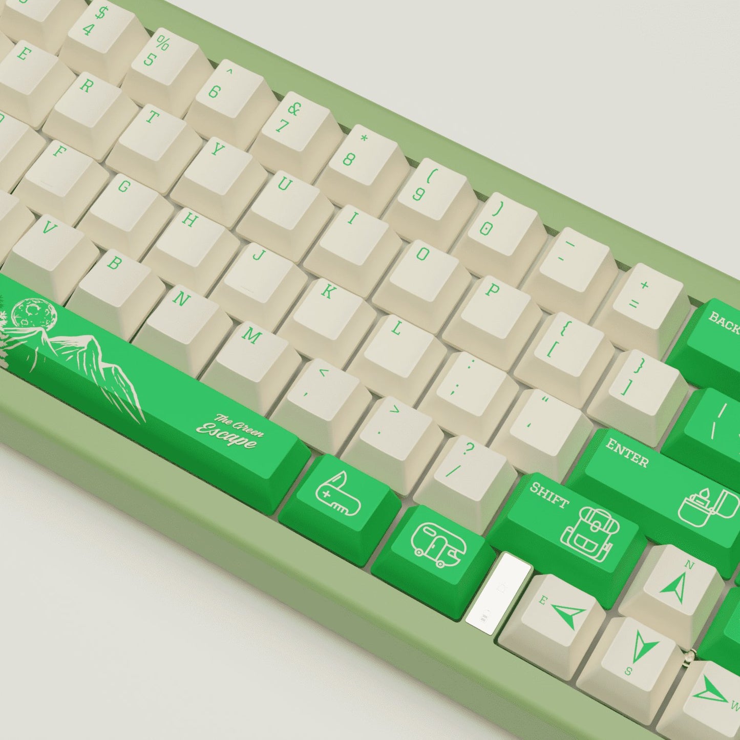 Outdoor Design Keycaps and Mechanical Keyboard - Goblintechkeys