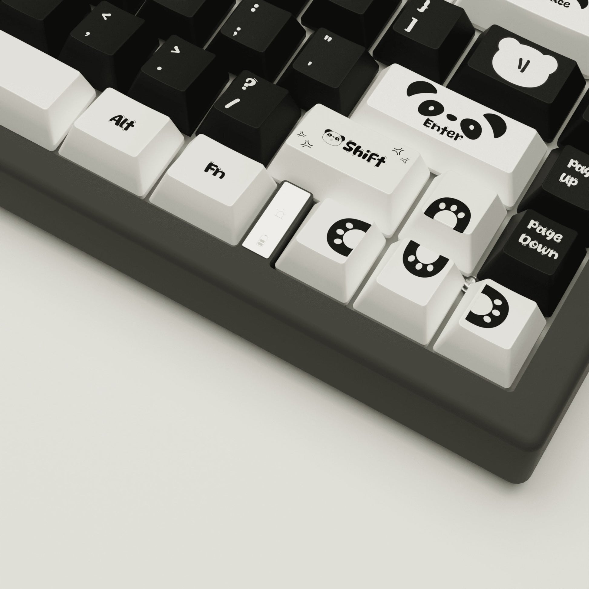 Panda Design Keycaps and Mechanical Keyboard - Goblintechkeys