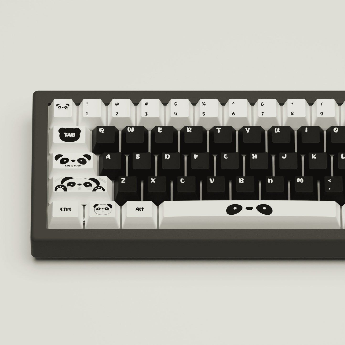 Panda Design Keycaps and Mechanical Keyboard - Goblintechkeys