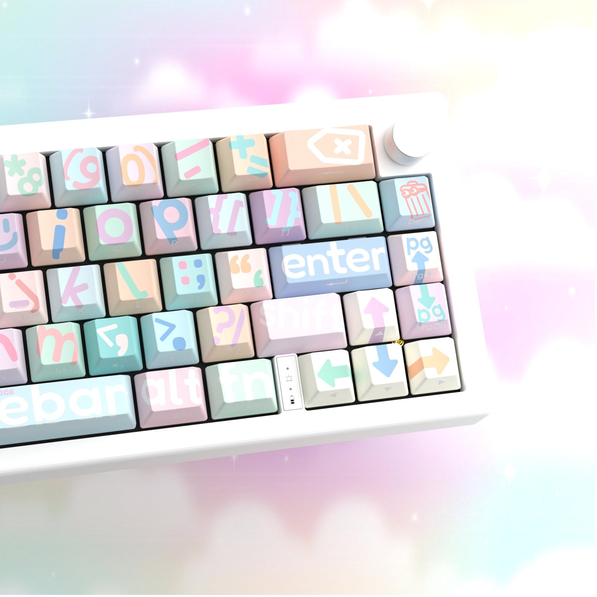 Pastel Chaos goblin - colabs set by MARI._.OFFICE - Goblintechkeys