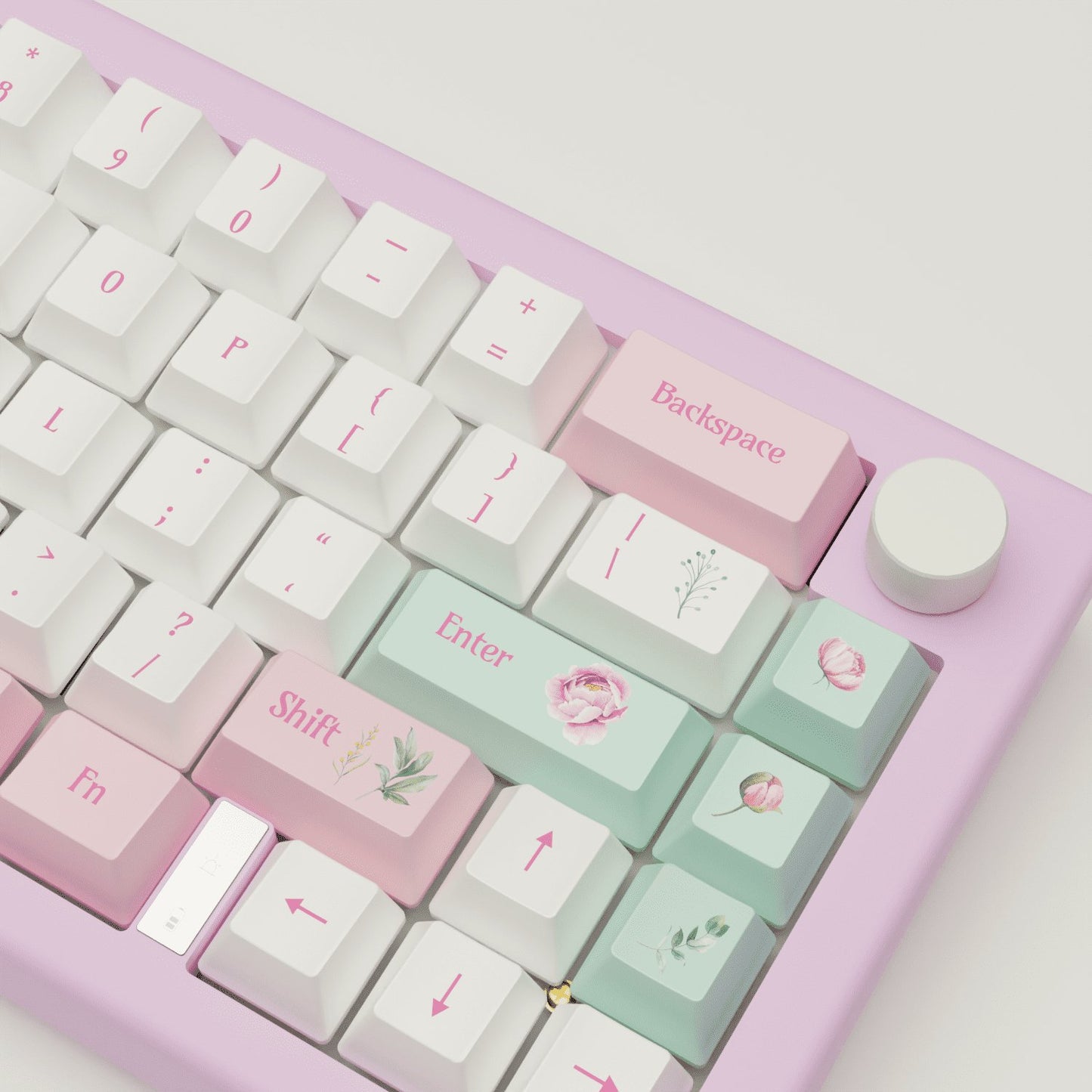 Peony Design Keycaps and Mechanical Keyboard - Goblintechkeys