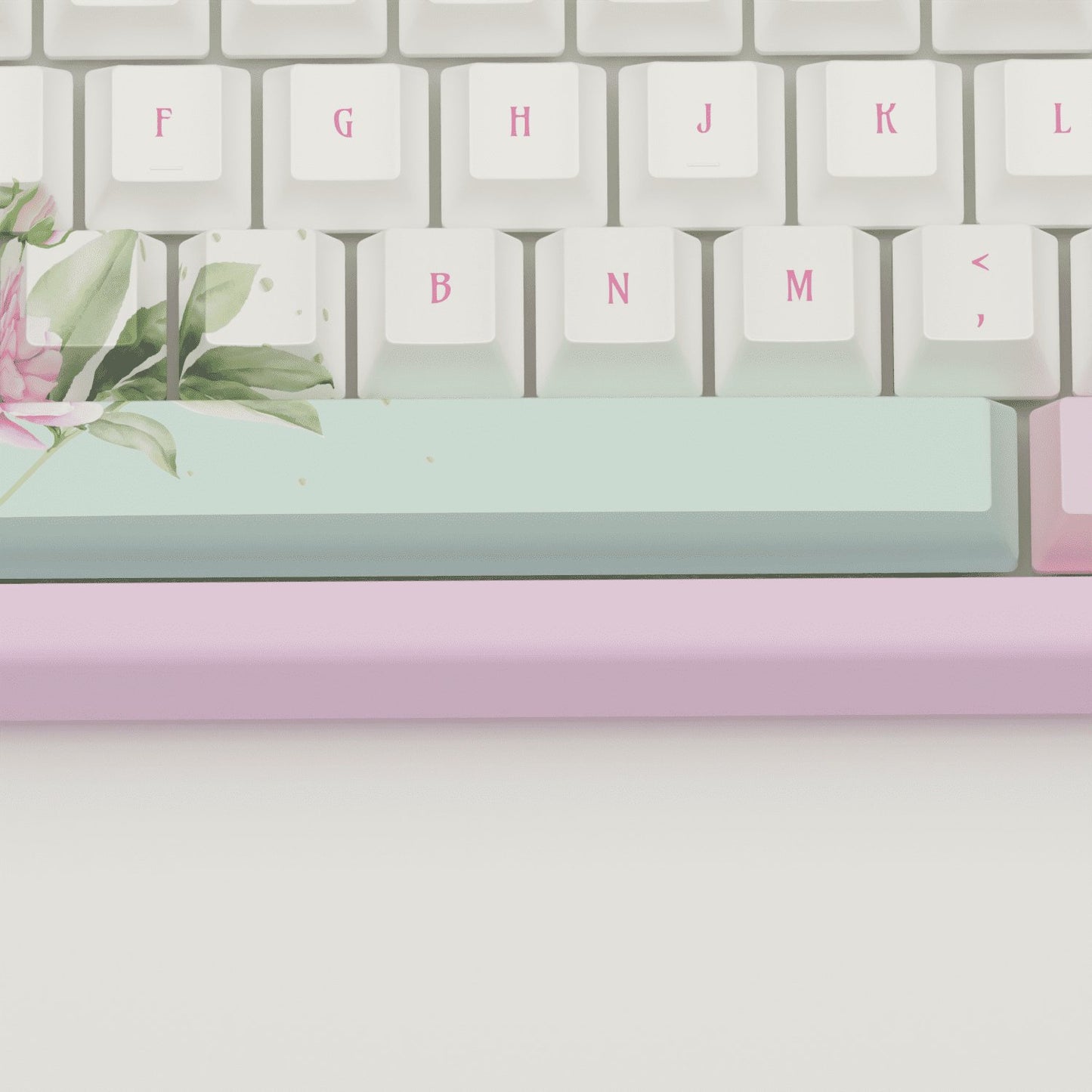 Peony Design Keycaps and Mechanical Keyboard - Goblintechkeys