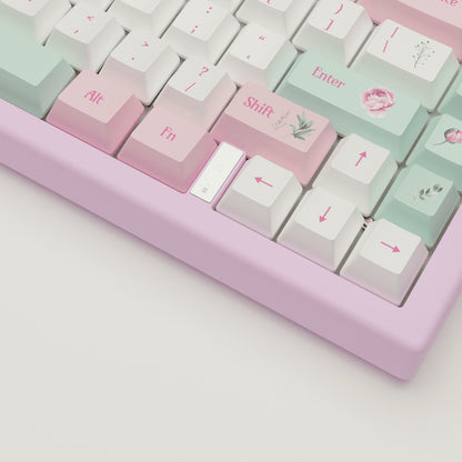 Peony Design Keycaps and Mechanical Keyboard - Goblintechkeys