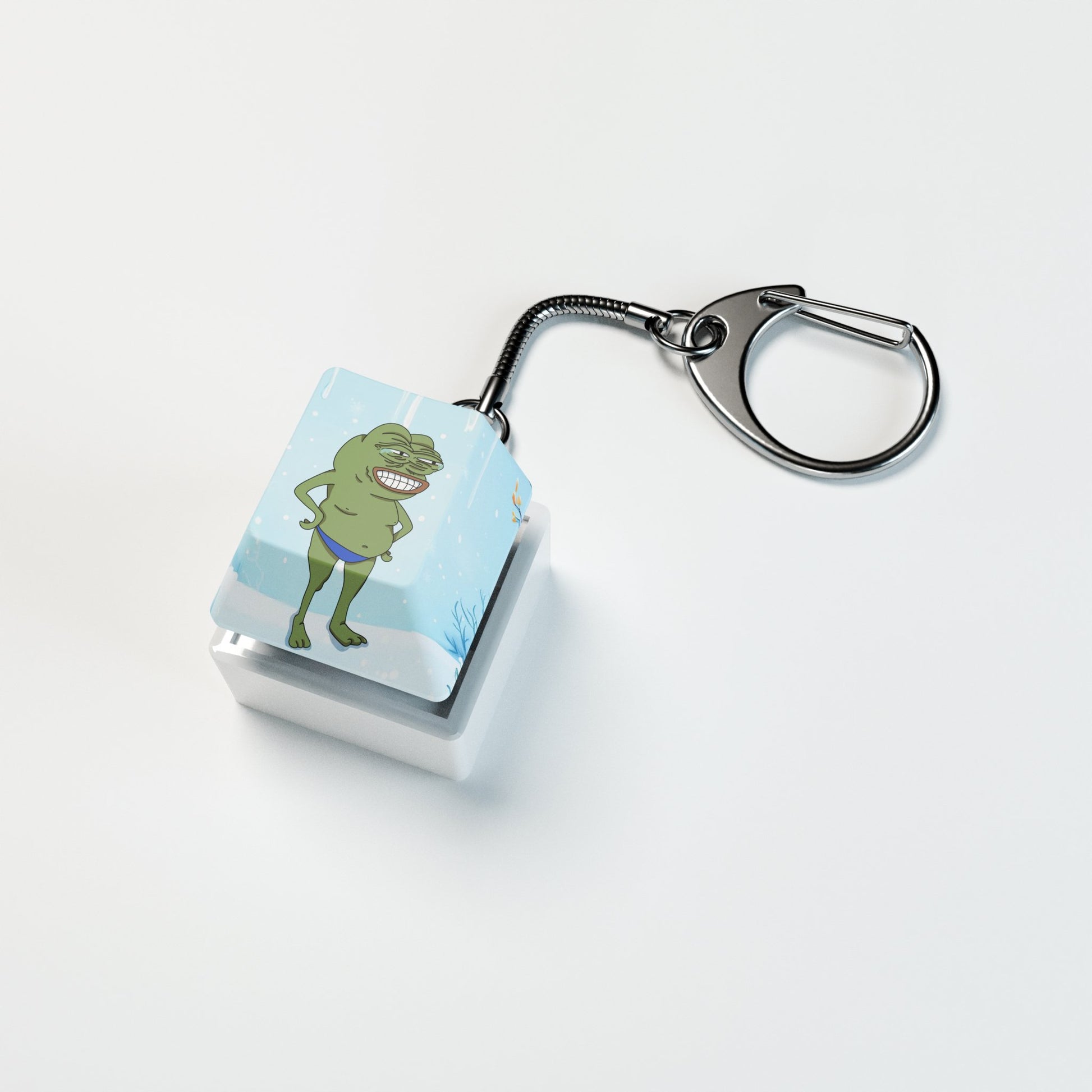 Pepe Fidget LED Keychain [*RANDOM DESIGN] - Goblintechkeys