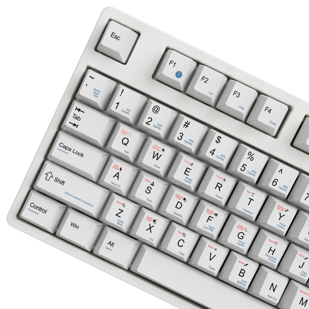 Photoshop Shortcut Key Mechanical Keyboard(Win & Mac) - Goblintechkeys