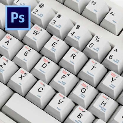 Photoshop Shortcut Key Mechanical Keyboard(Win & Mac) - Goblintechkeys