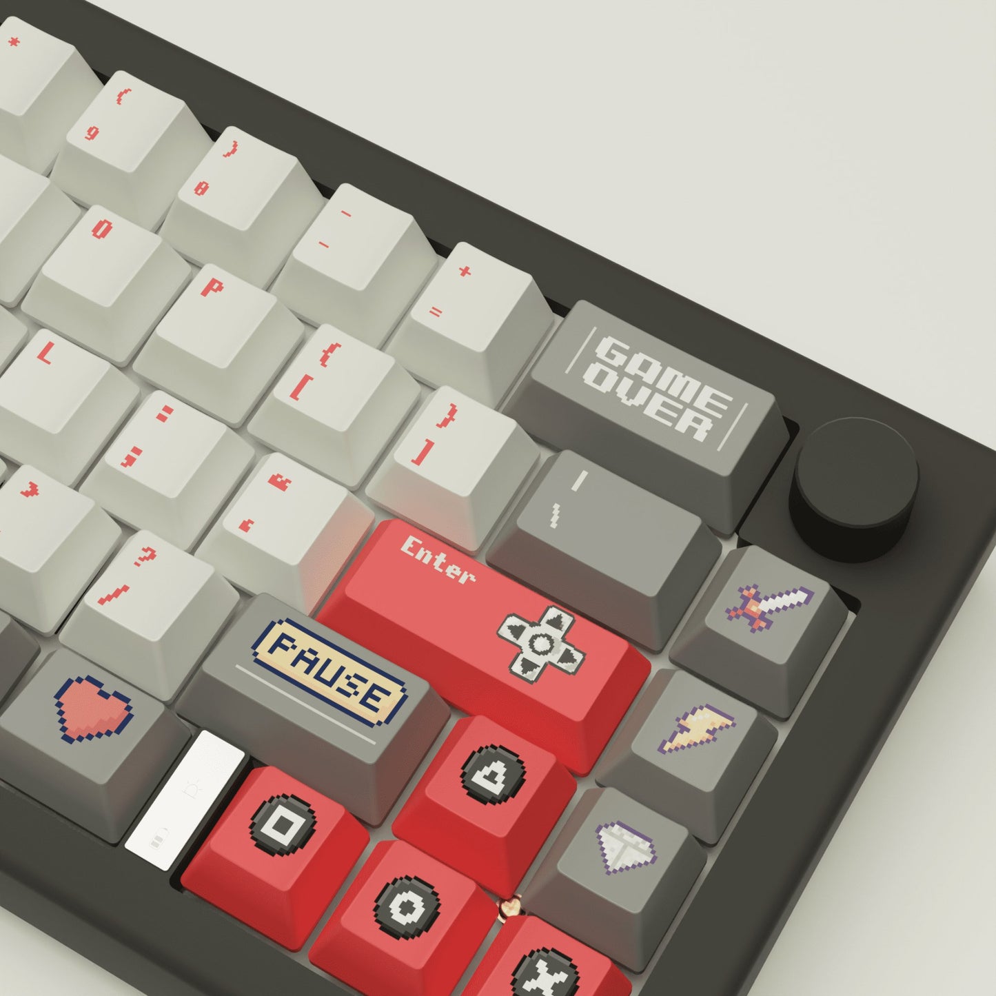 Pixel Game Design Keycaps and Mechanical Keyboard - Goblintechkeys