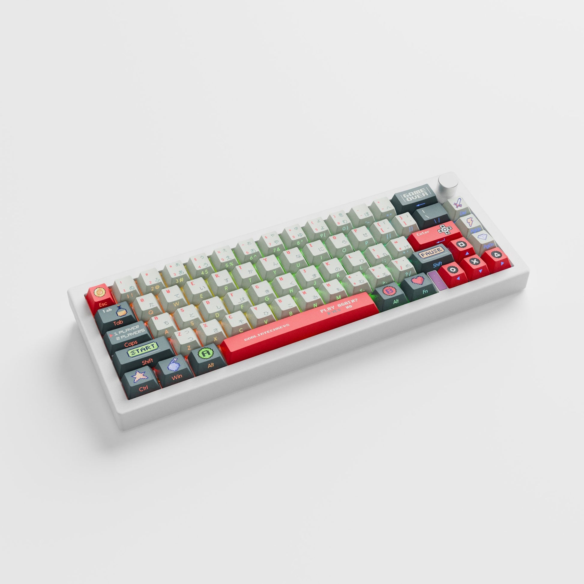 Pixel Game Goblin - designed 65 Keyboard - Goblintechkeys