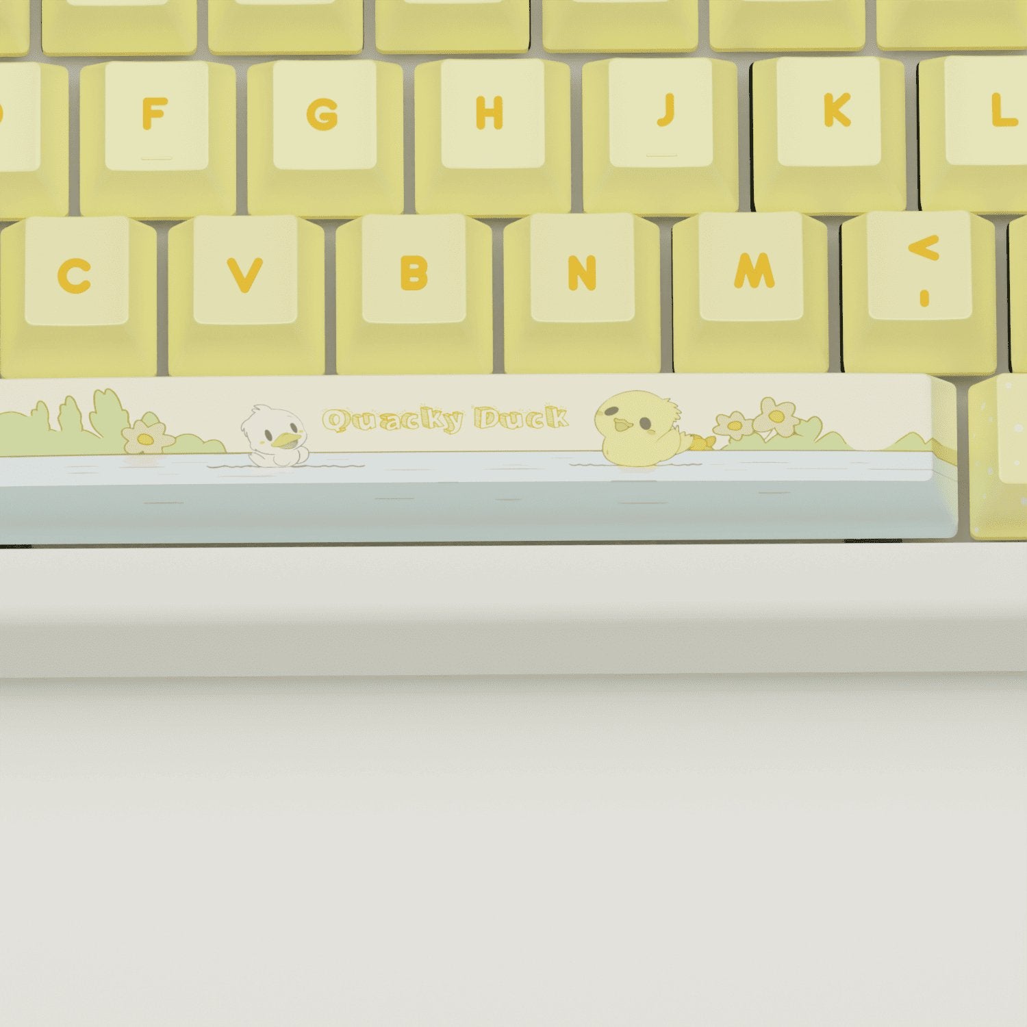 Quacky Duck Design Keycaps and Mechanical Keyboard - Goblintechkeys