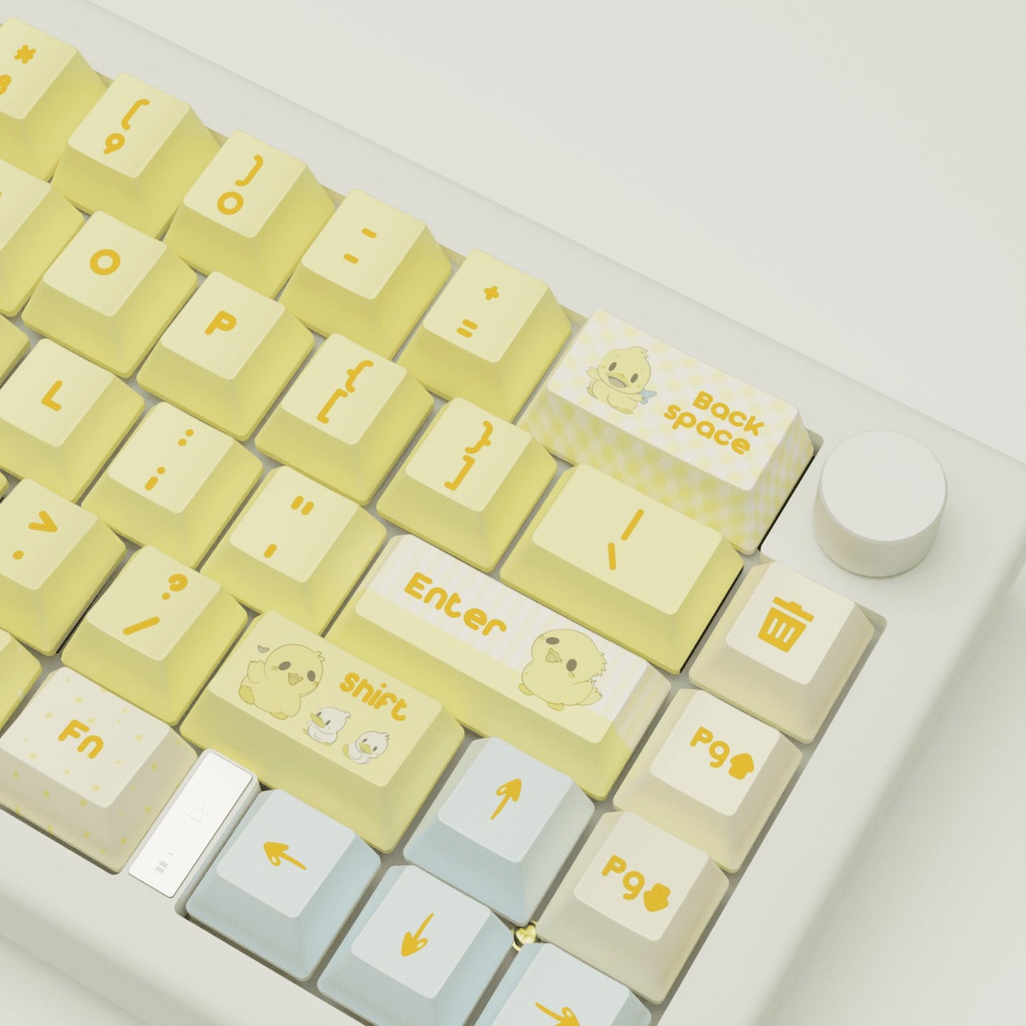 Quacky Duck Design Keycaps and Mechanical Keyboard - Goblintechkeys