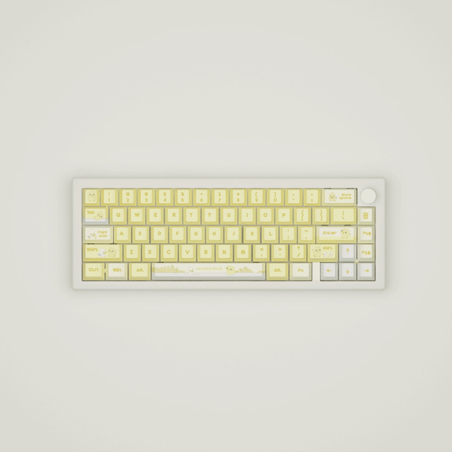 Quacky Duck Design Keycaps and Mechanical Keyboard â Goblintechkeys