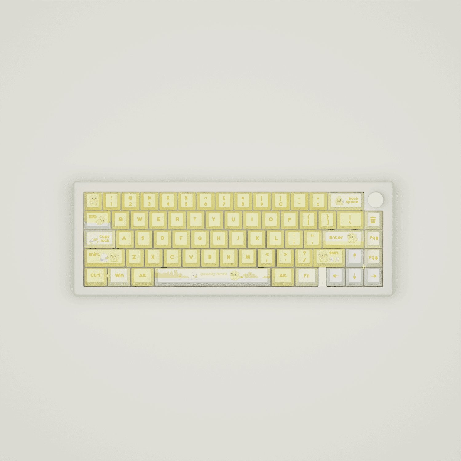 Quacky Duck Design Keycaps and Mechanical Keyboard - Goblintechkeys