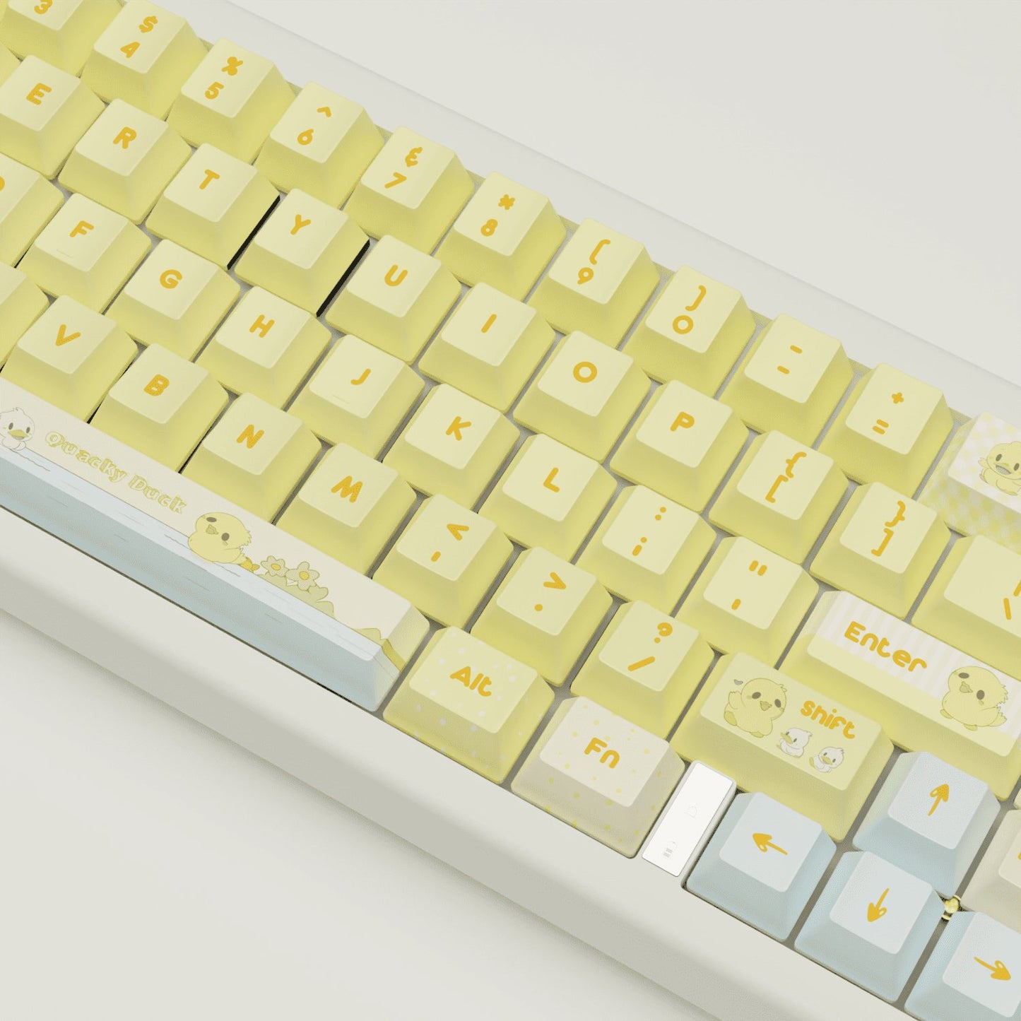 Quacky Duck Design Keycaps and Mechanical Keyboard - Goblintechkeys